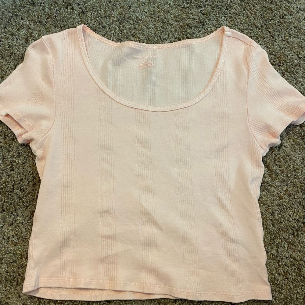 American eagle pink tee